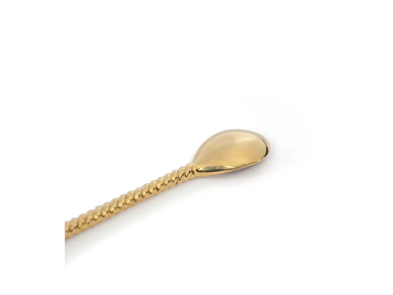 Der Palm Tree Langer Löffel - Gold