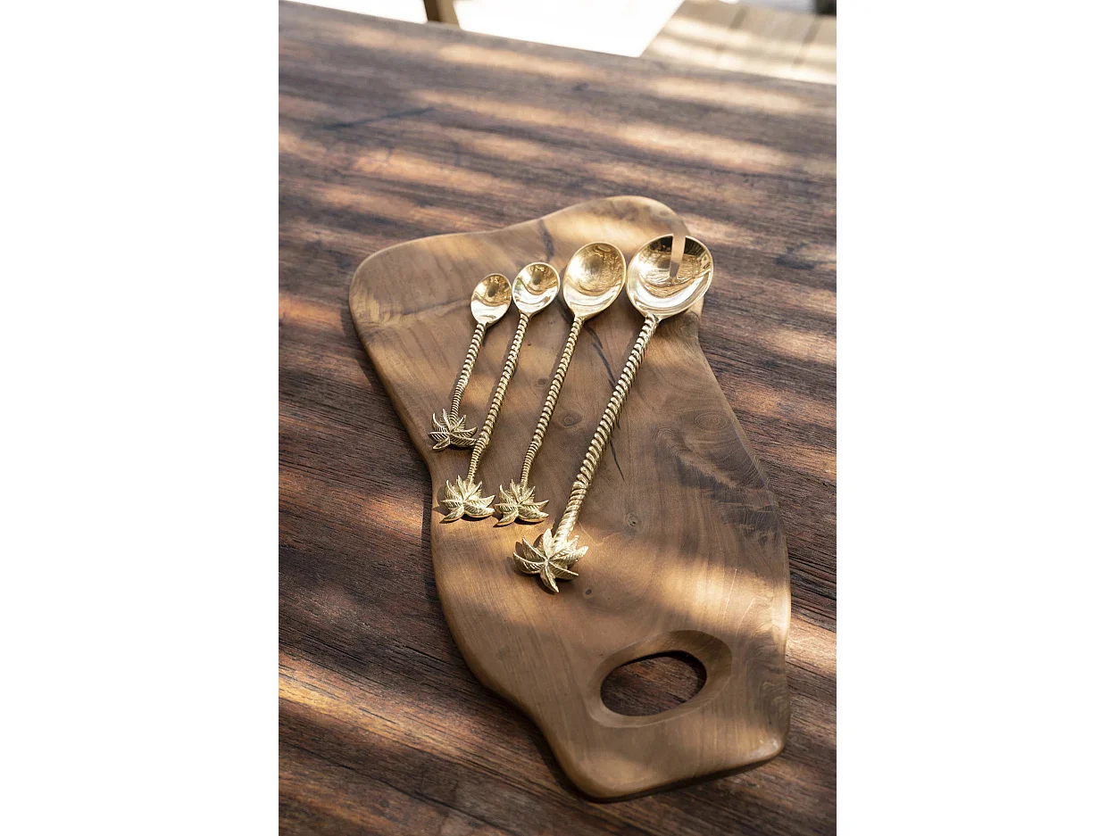 De Palm Tree Lange Lepel - Goud