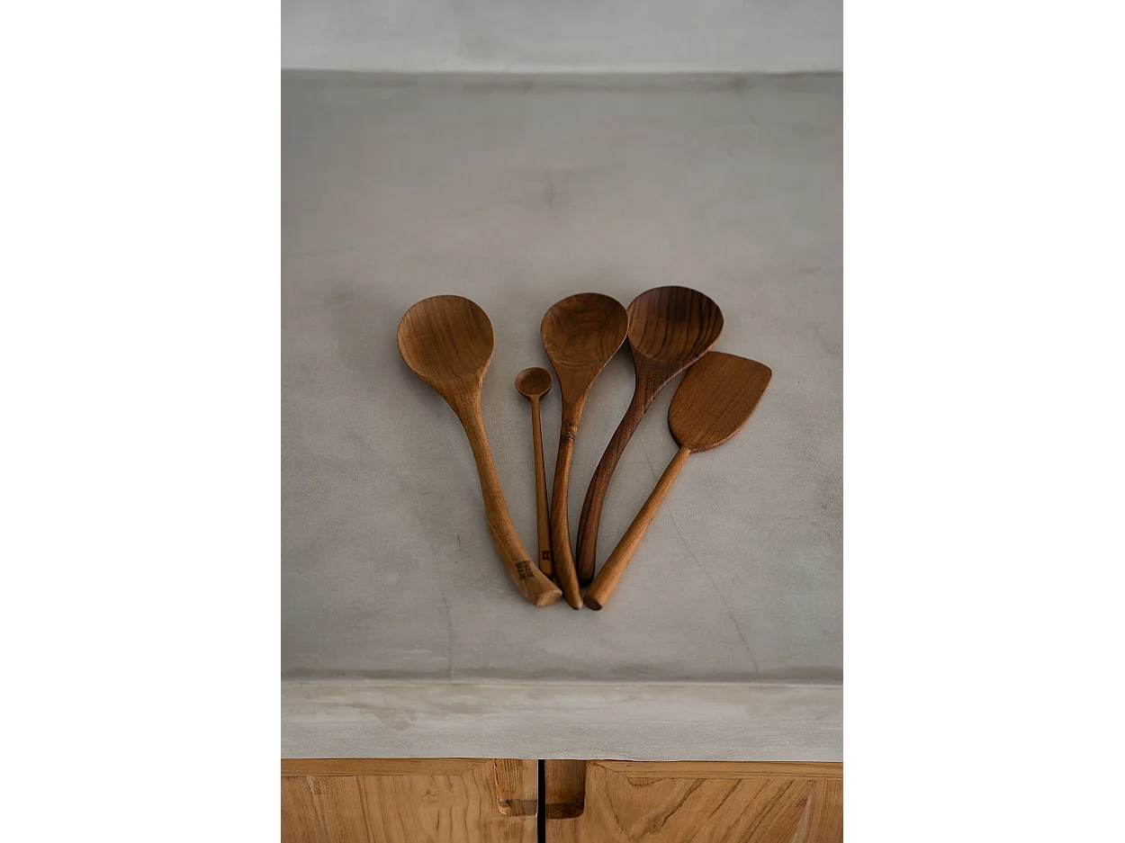 De Teak Root Lepel - S