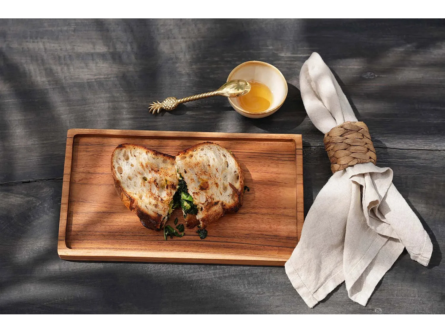 Der Pineapple Teelöffel - Gold