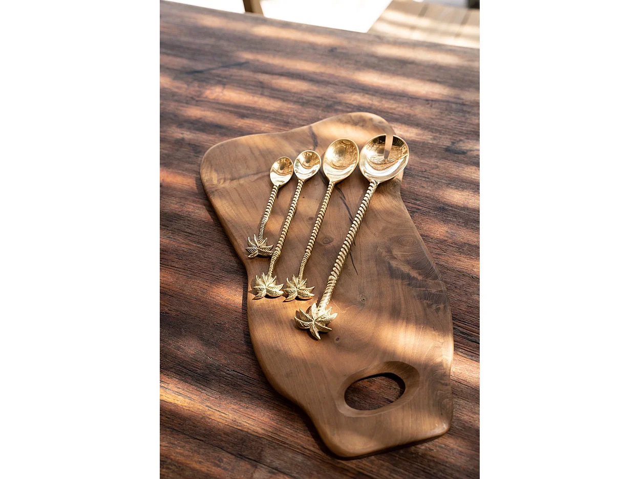 La Fourchette À Salade Palmier - Or