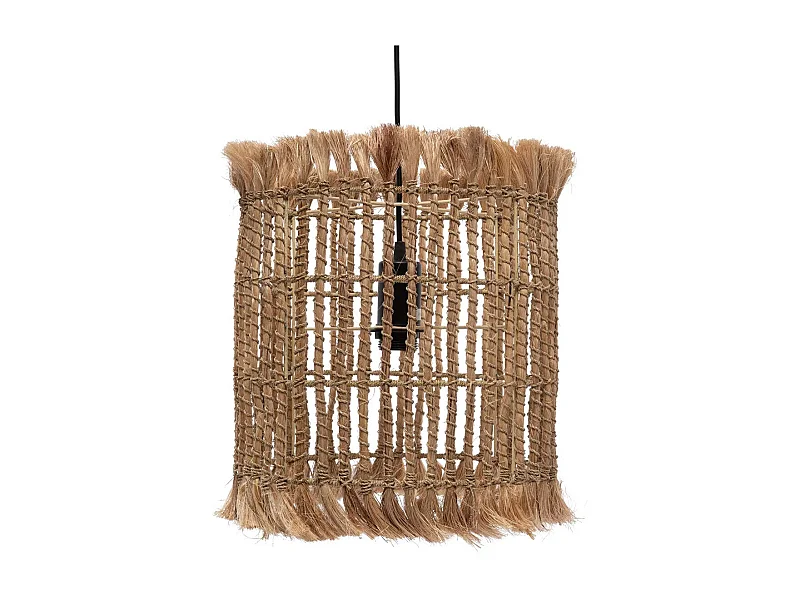 La Lámpara Colgante Abaca Bird Cage - Natural - M