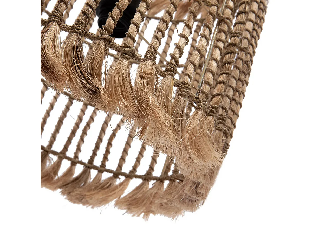 Die Abaca Bird Cage Pendelleuchte - Natur - M