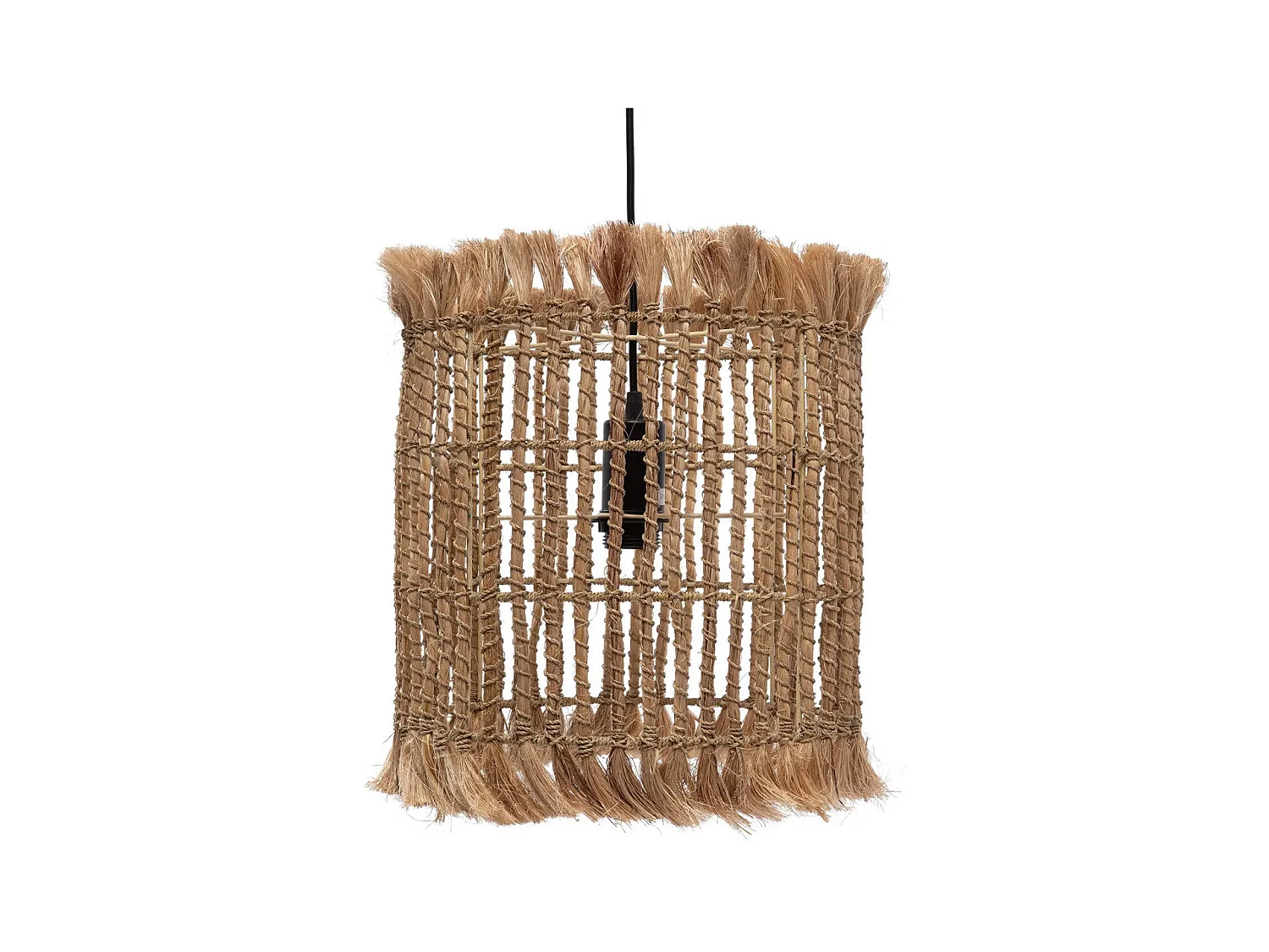 L'Abat-jour Abaca Bird Cage - Naturel - M