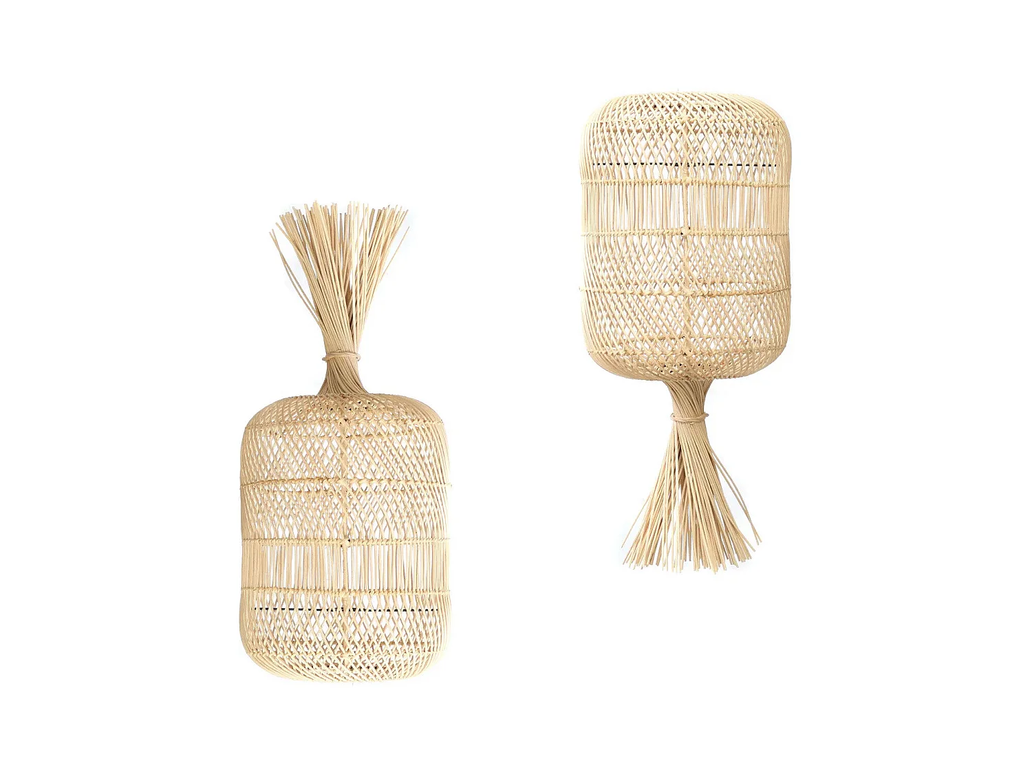De Dumpling Hang- En Vloerlamp - Naturel - M