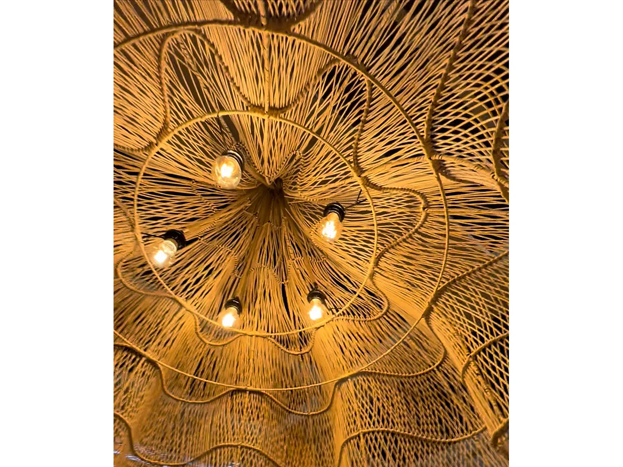 La Lampada a Sospensione Whipped - Naturale - XXL