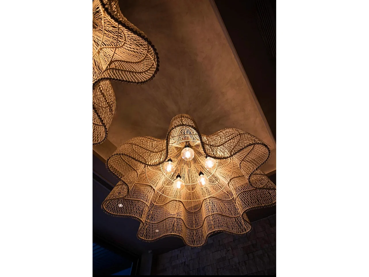 La Lampada a Sospensione Whipped - Naturale - XXL