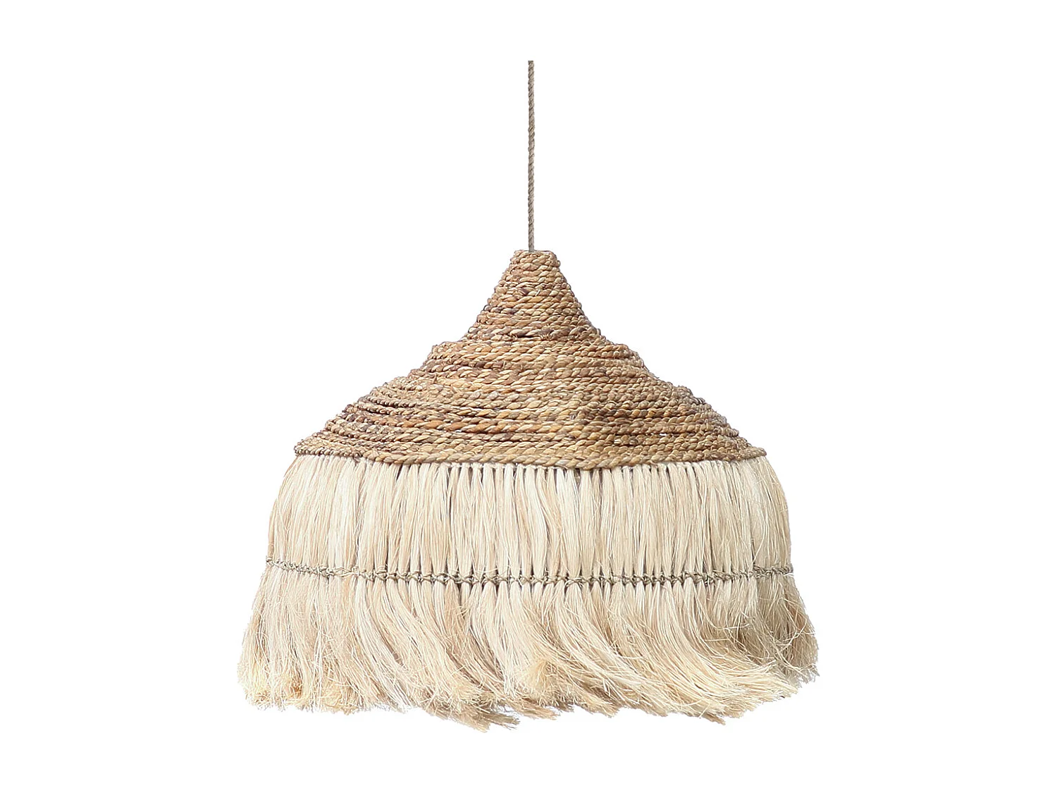 Lampenschirm Abaca Hoola – Natur – L