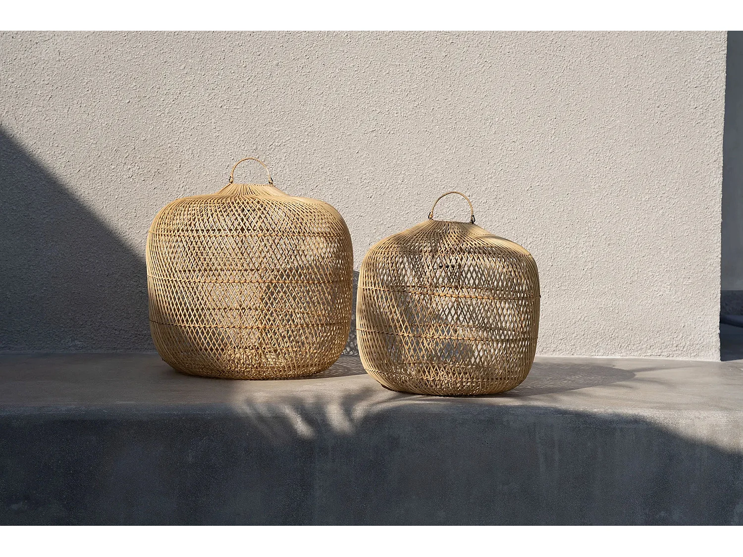 De Batu Bolong Hanglamp - Naturel - M