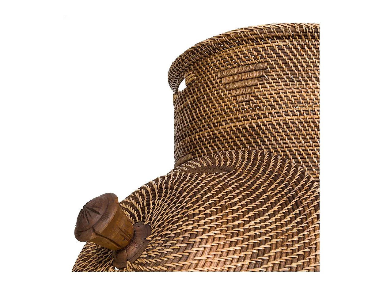 De Colonial Wasmand - Naturel Bruin - XL