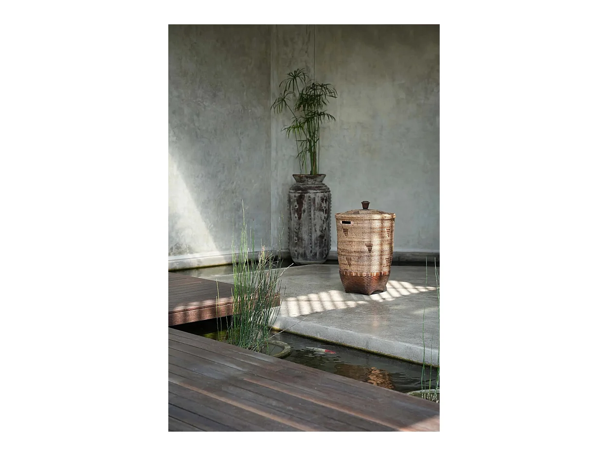 De Colonial Wasmand - Naturel Bruin - XL