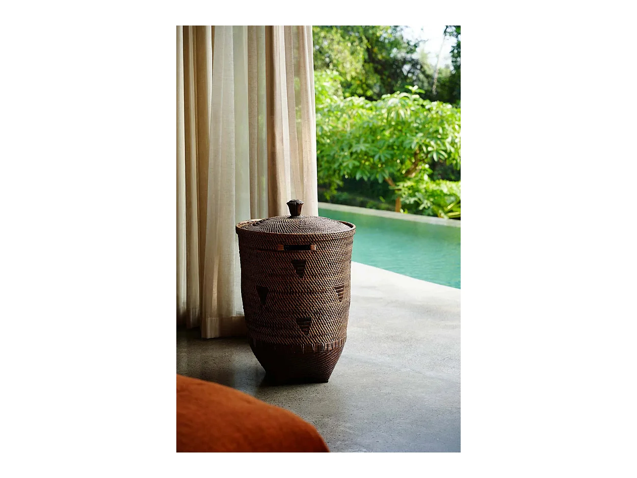 De Colonial Wasmand - Naturel Bruin - XL