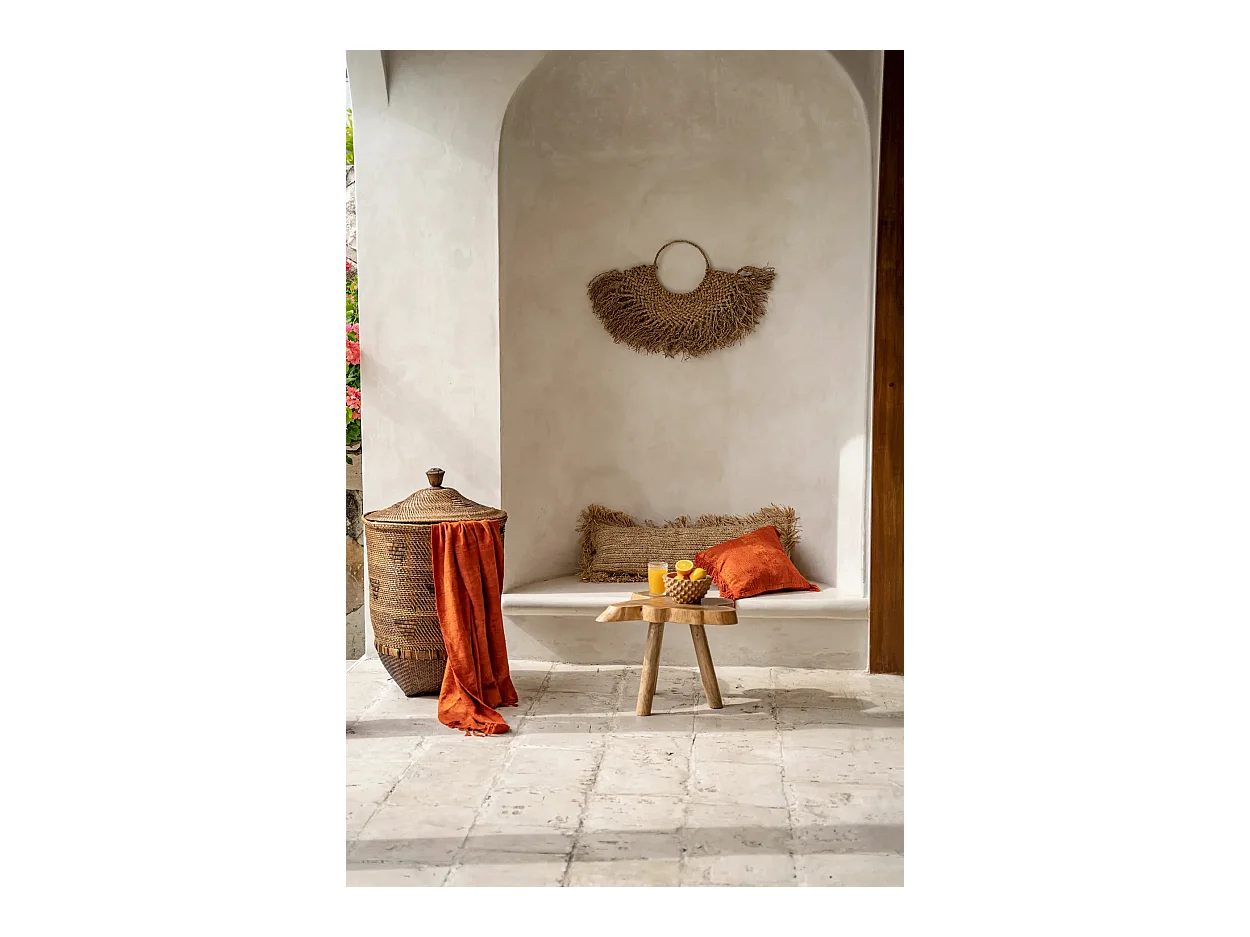 De Colonial Wasmand - Naturel Bruin - XL