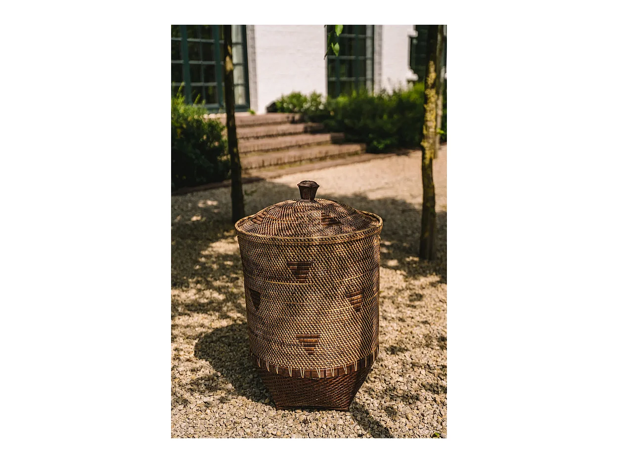 De Colonial Wasmand - Naturel Bruin - XL