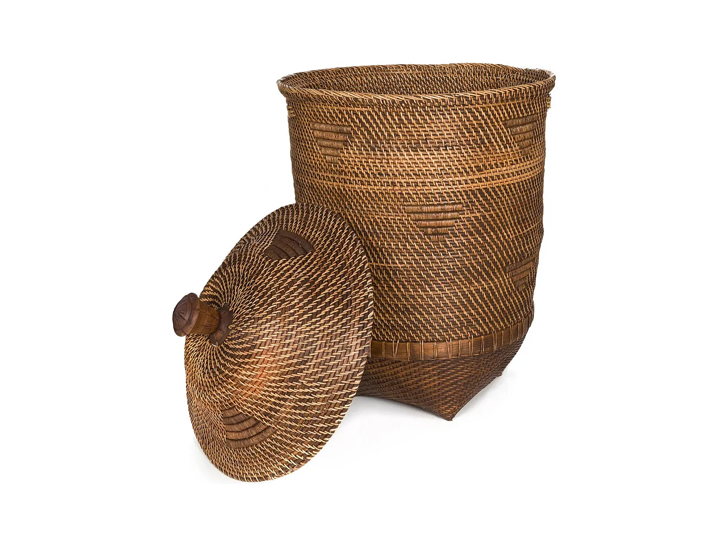 De Colonial Wasmand - Naturel Bruin - XL