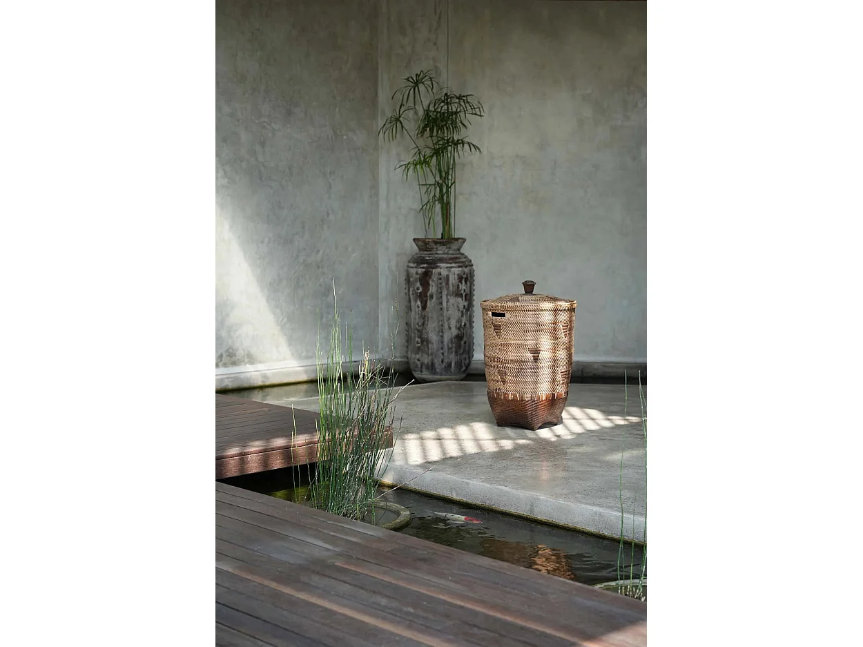 De Colonial Wasmand - Naturel Bruin - XL