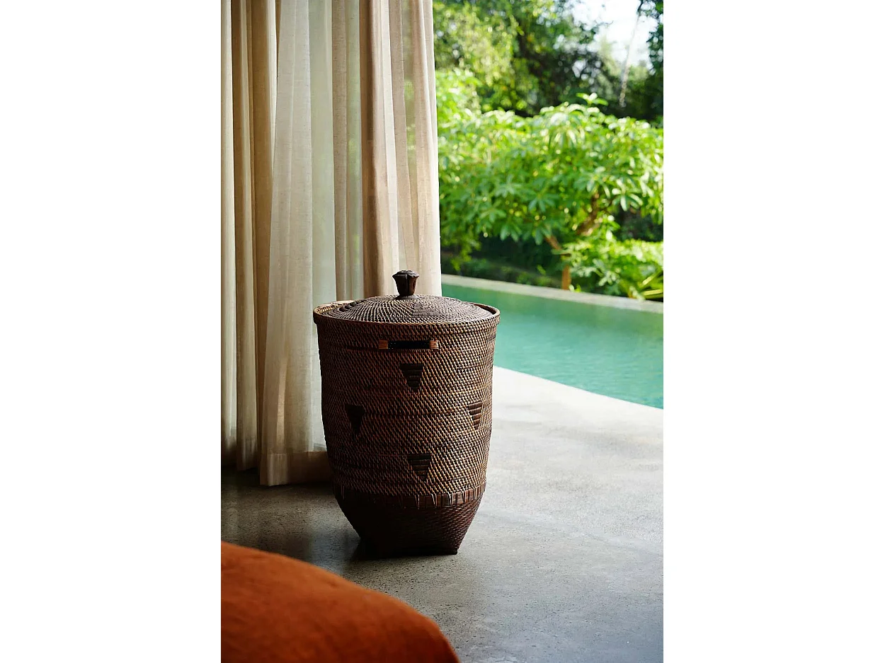 De Colonial Wasmand - Naturel Bruin - XL