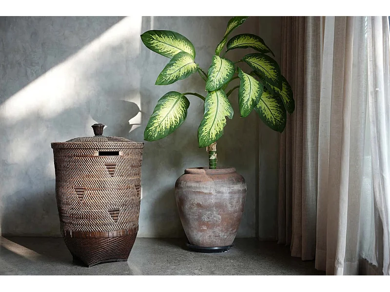 De Colonial Wasmand - Naturel Bruin - XL