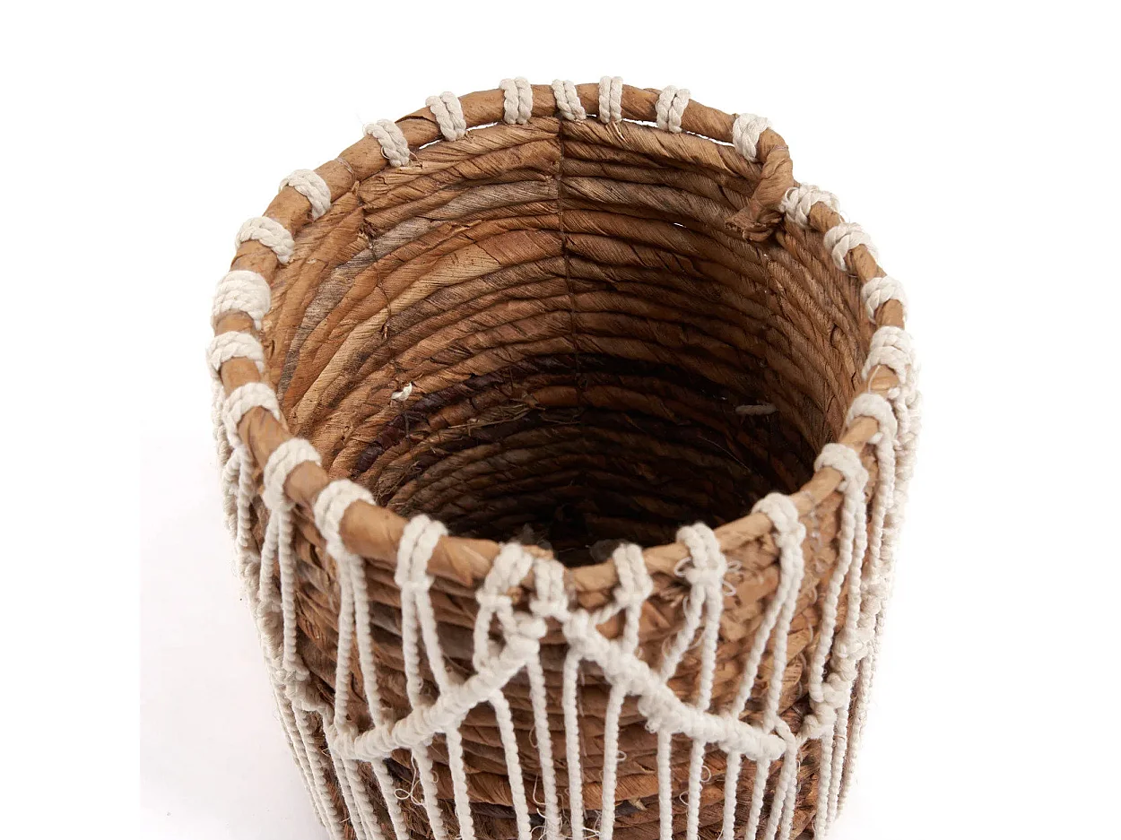 The Macra-mazing Basket - Natural White - S