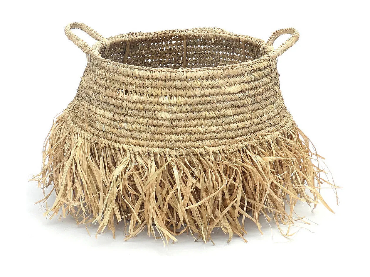 Les Paniers De Luxe En Raphia - Naturel - Moyen