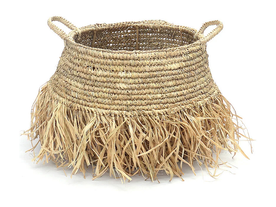 Les Paniers De Luxe En Raphia - Naturel - Moyen