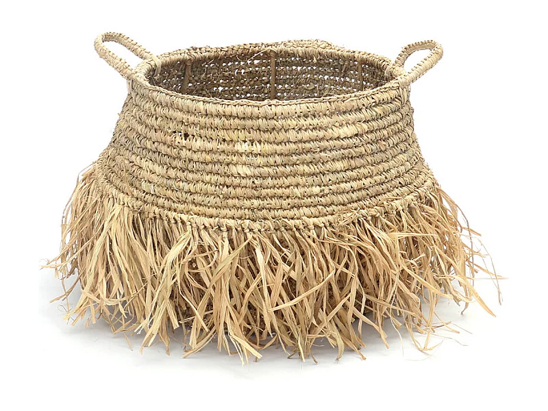 Les Paniers De Luxe En Raphia - Naturel - Moyen