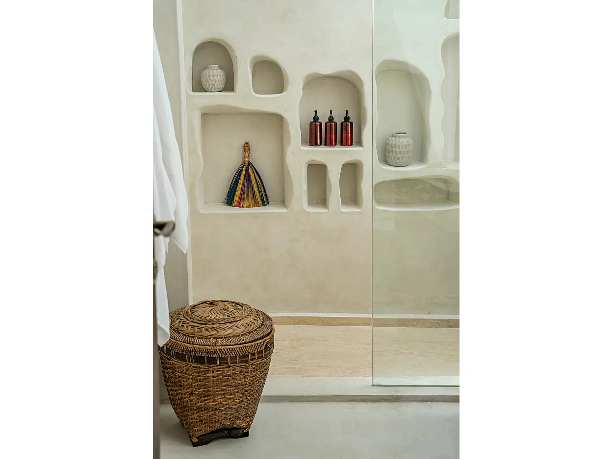 De Colonial Storage Mand - Naturel Bruin - M
