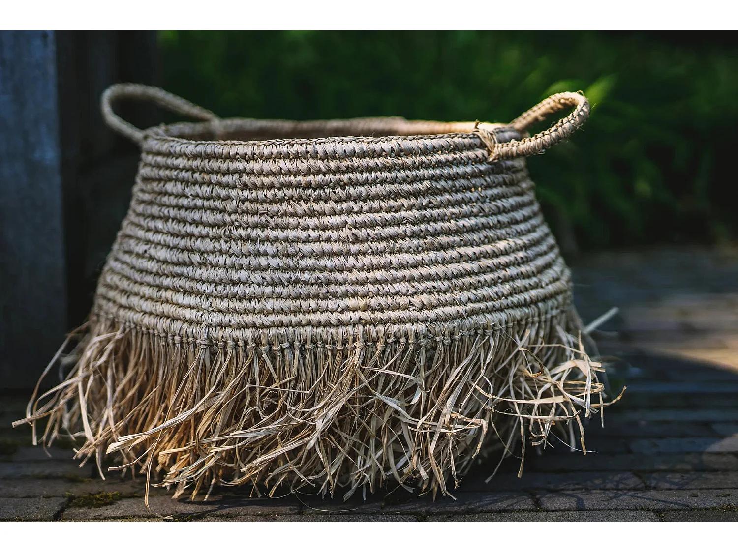 Die Raffia Deluxe Körbe – Natur – Groß