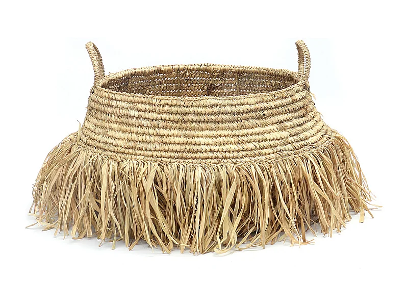 Les Paniers Deluxe En Raphia - Naturel - Grand