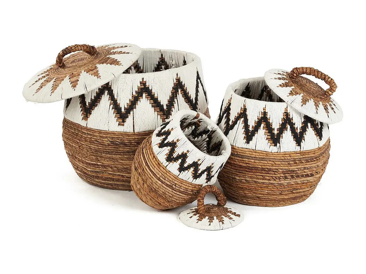 De Little Bay Beach Mand - Naturel Wit - L