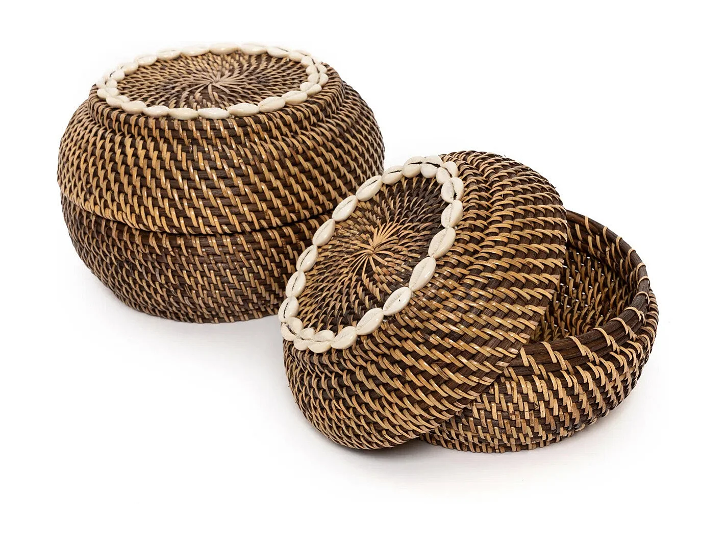 Le Panier Colonial Peek-a-Boo - Brun Naturel - M