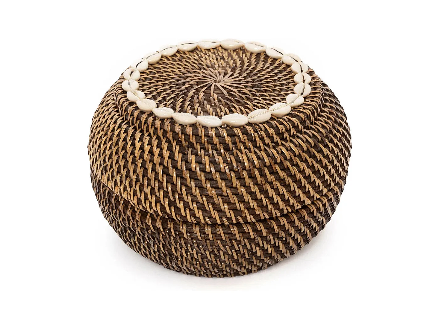 Le Panier Colonial Peek-a-Boo - Brun Naturel - M