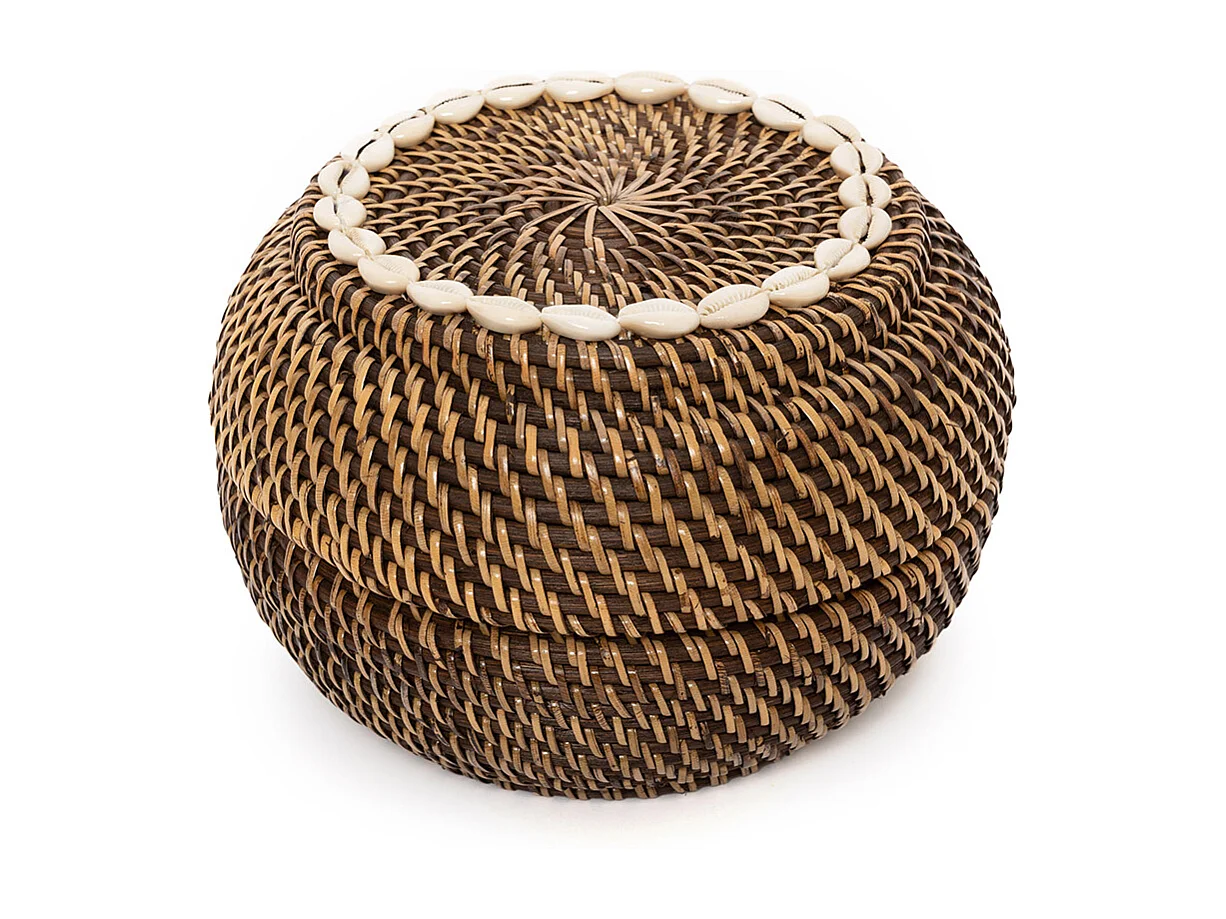 De Koloniale Peek-a-Boo Mand - Natuurlijk Bruin - M