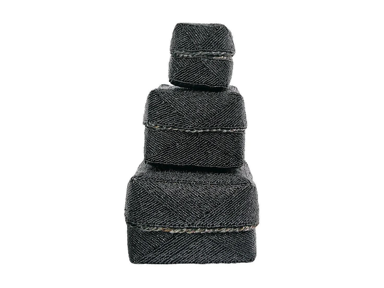 The Beaded Basket - Black - L