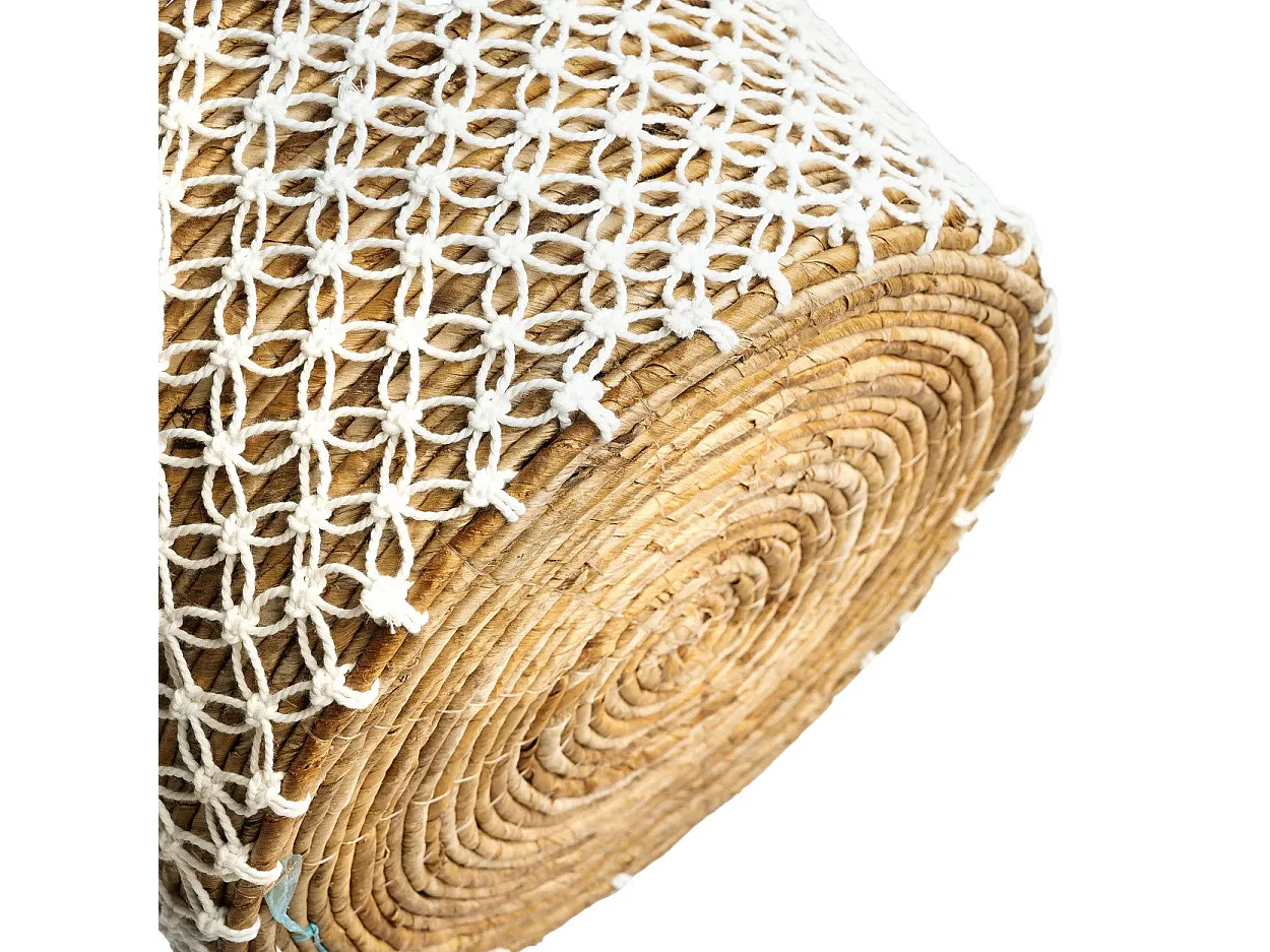 Le Panier en Macramé à Couture Croisée - M