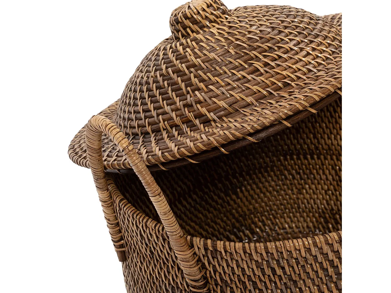 Le Panier À Poignées Colonial - Brun Naturel