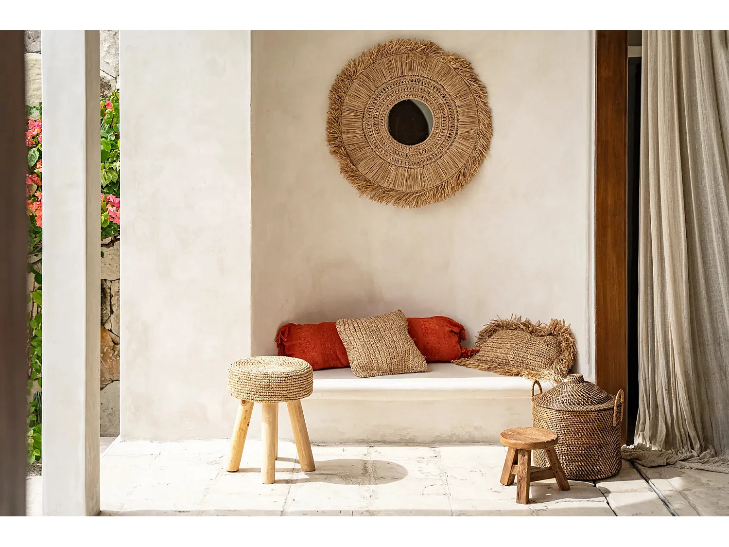 Le Panier À Poignées Colonial - Brun Naturel