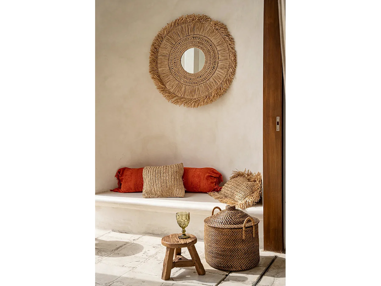 The Colonial Handles Basket - Natural Brown