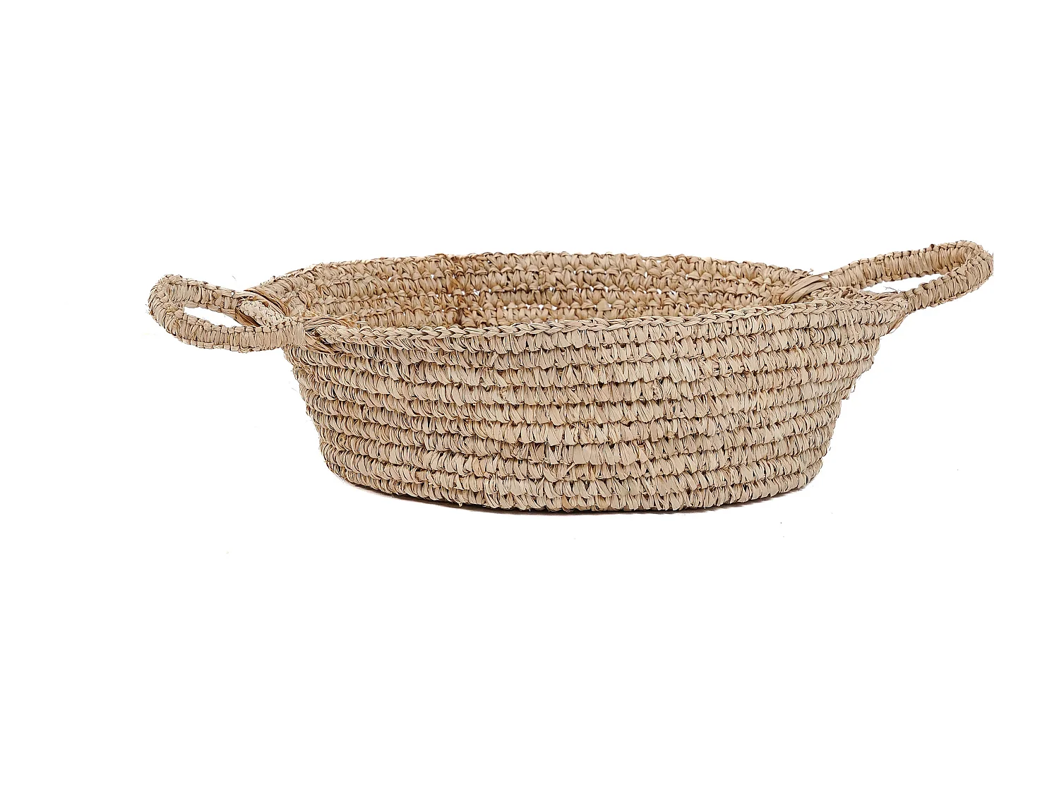 Le Panier en Raphia - Naturel - M