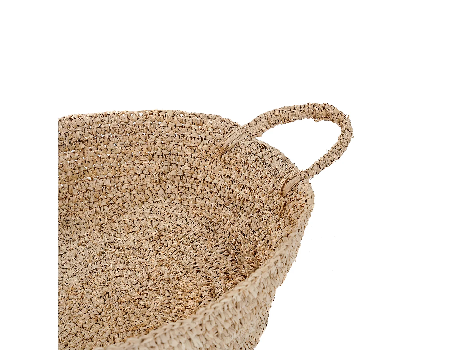 Il Cestino in Raffia - Naturale - M