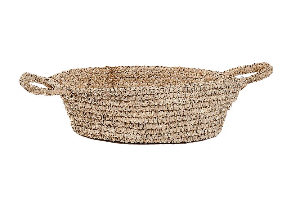 Le Panier en Raphia - Naturel - M