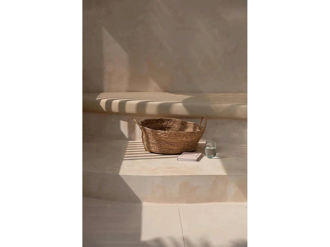 Le Panier en Raphia - Naturel - M