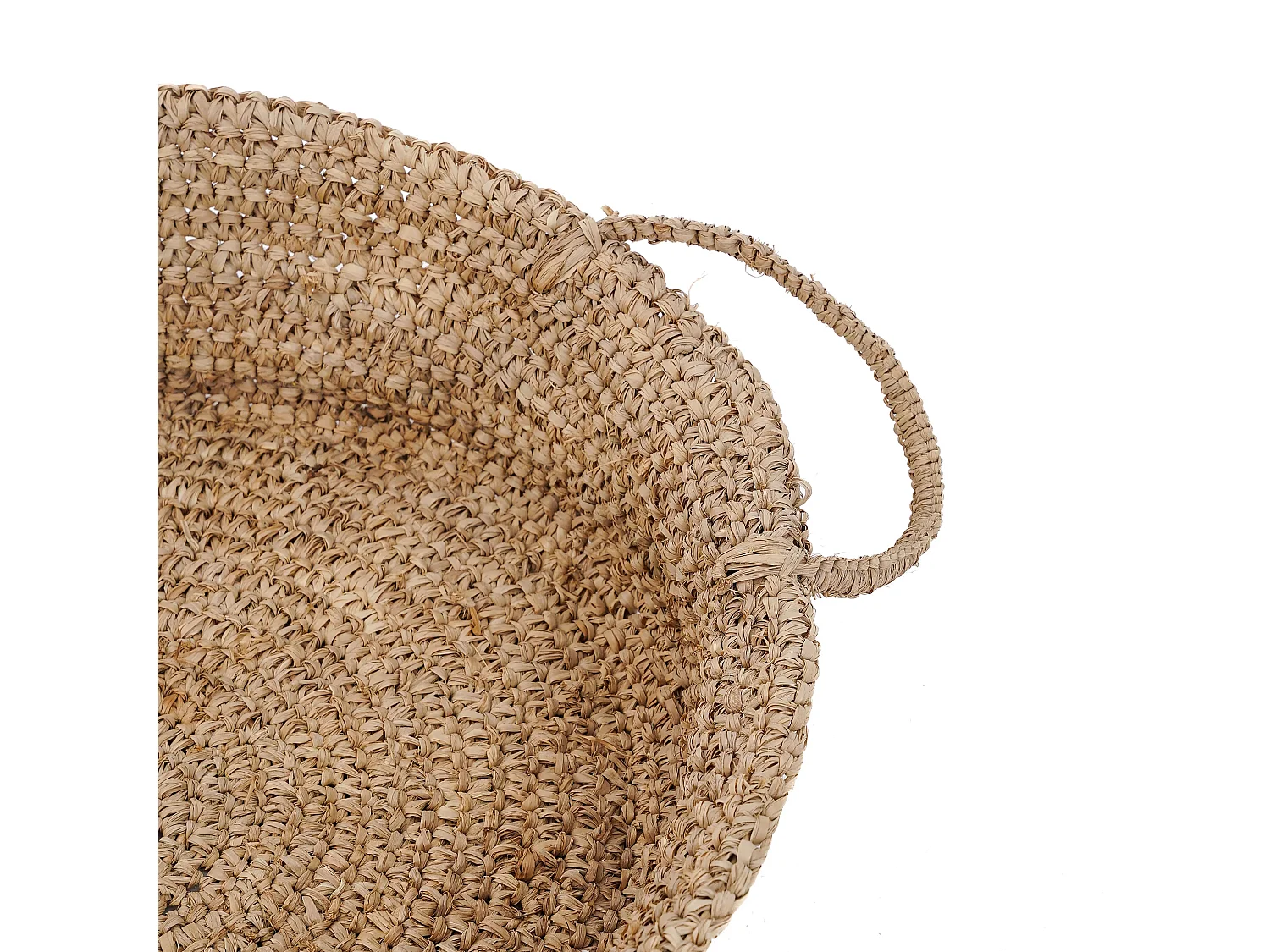Il Vassoio in Raffia - Naturale - L