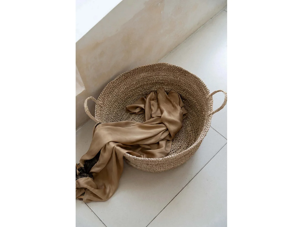 Le Panier En Raphia - Naturel - L