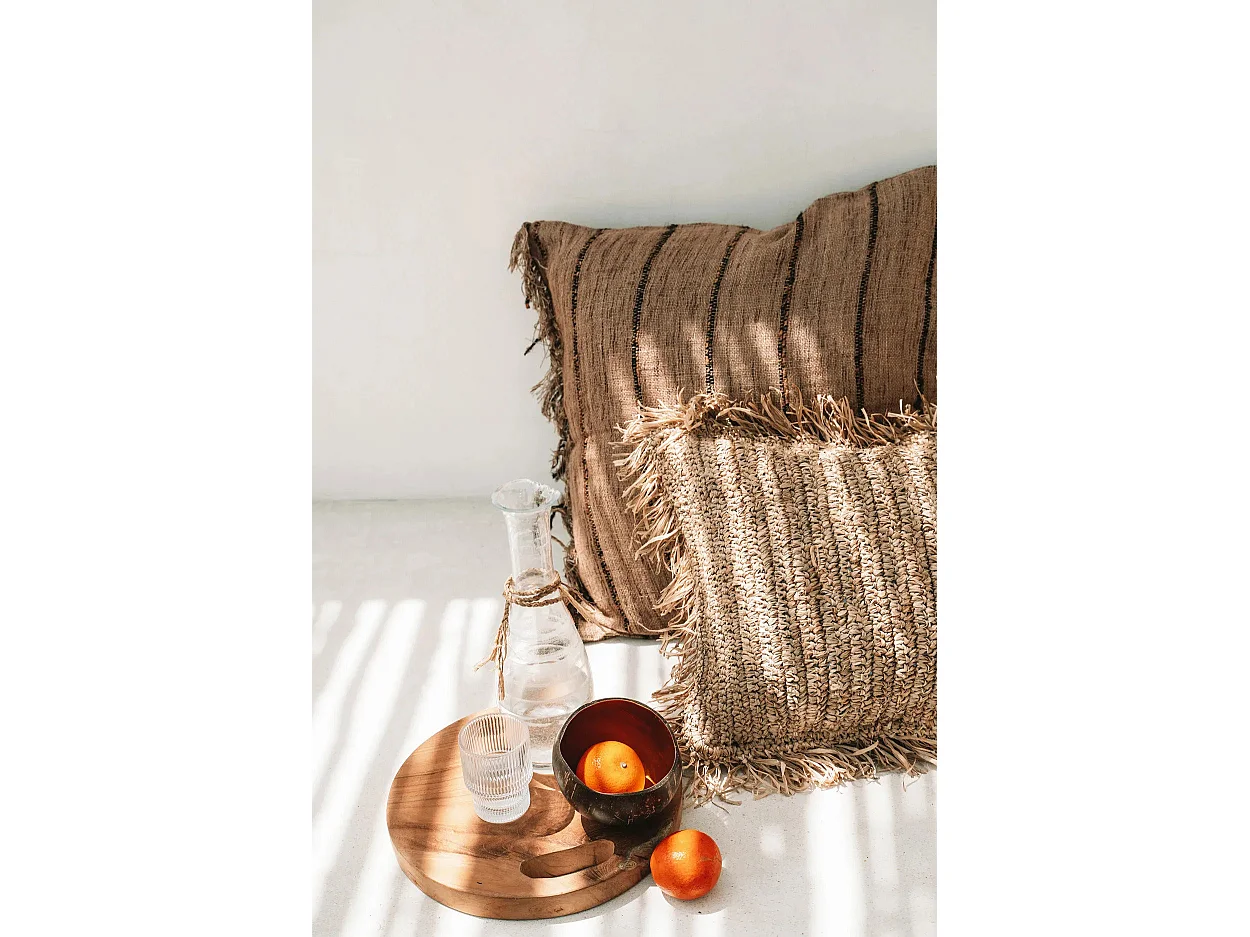 Il Vassoio Con Teak Root - Naturale - S