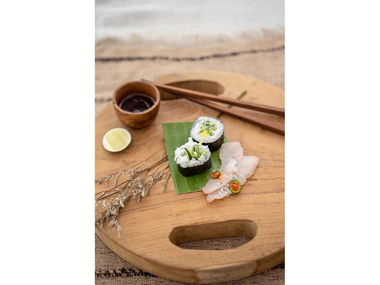 Le Plateau En Teak Root - Naturel - M