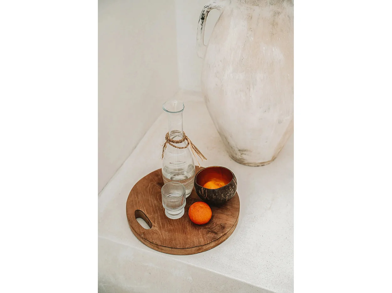 Le Plateau En Teak Root - Naturel - M