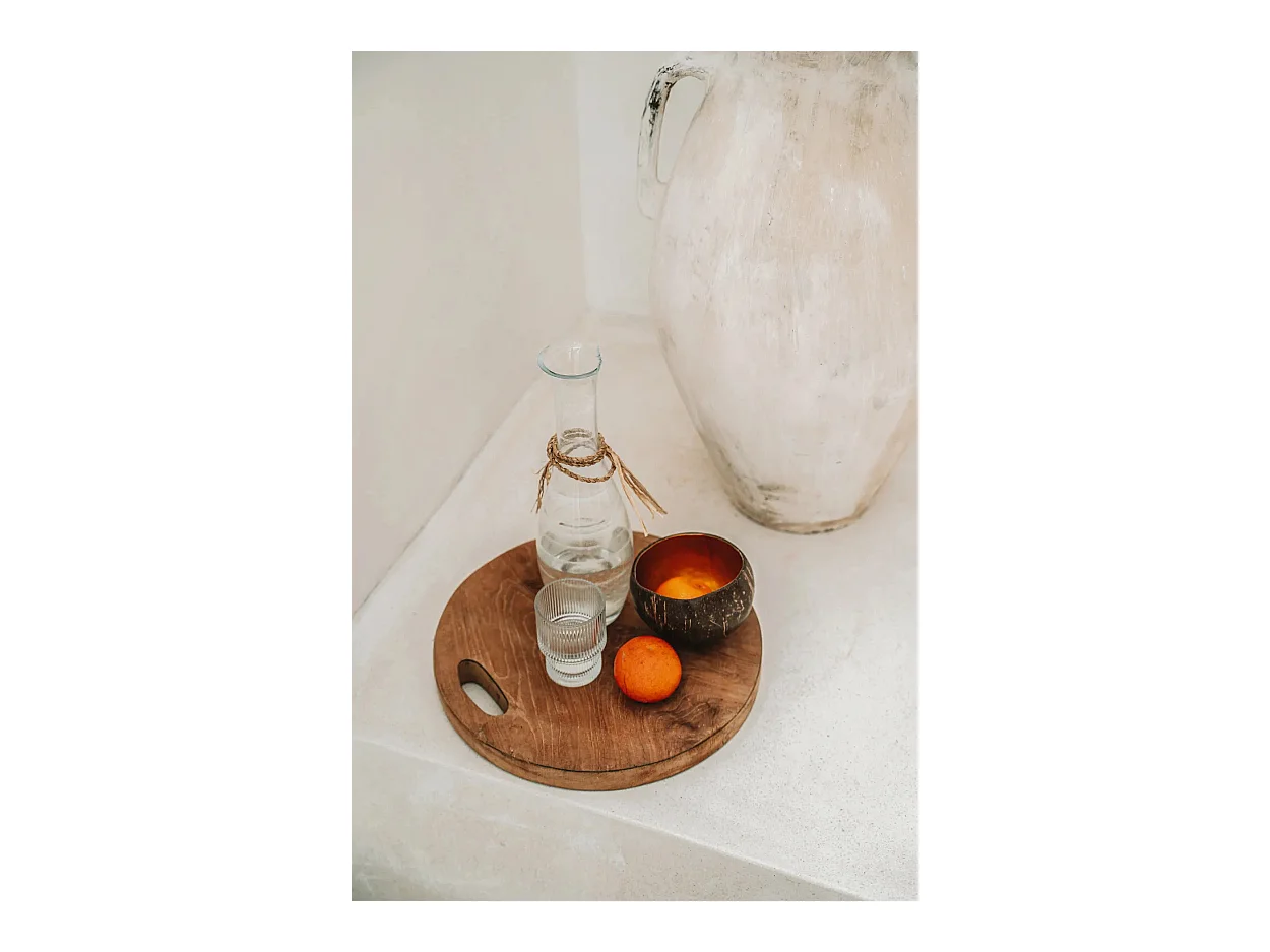 Le Plateau En Teak Root - Naturel - M