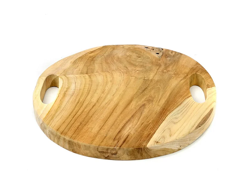 Le Plateau En Teak Root - Naturel - M