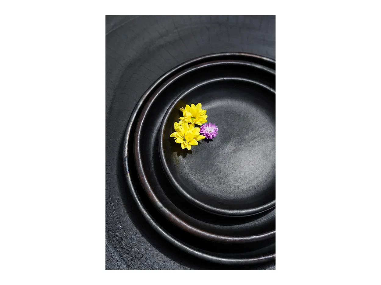 El Plato Clásico Quemado - Negro - L